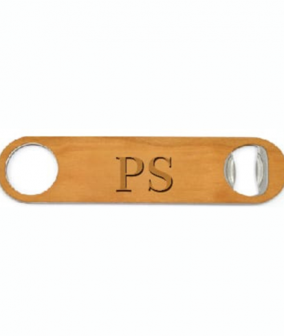Customized Bottle Opener with Initials - Engraved